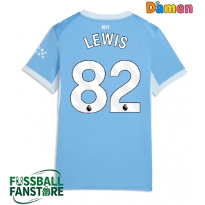 Manchester City Rico Lewis #82 Replik Heimtrikot Damen 2026-27 Kurzarm
